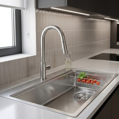 Phối cảnh Chậu rửa bát Kluger TOYA Series KY8045FS Basic