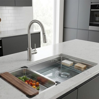 Phối cảnh Chậu rửa bát Kluger TOYA Series KY8045ST Plus