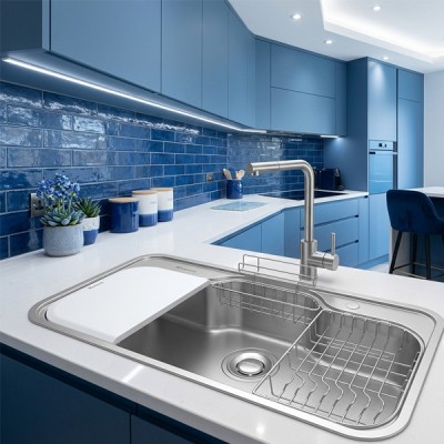 Phối cảnh Chậu rửa chén Konox Tari 9051SM