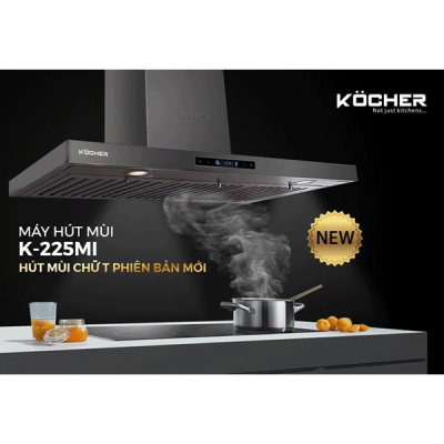Phối cảnh Máy hút mùi Kocher K-225MI