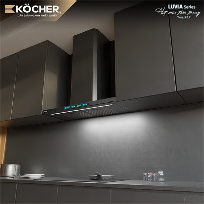 Phối cảnh MÁY HÚT MÙI Kocher TURBO X-988D