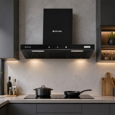 Phối cảnh MÁY HÚT MÙI Kocher TURBO T