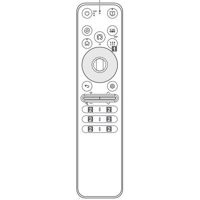 Remote TV kết nối không dây LG 65QNED9MASA