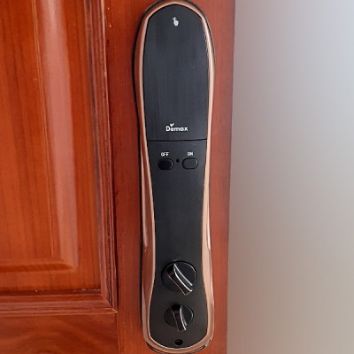 Hình ảnh thực tế Khóa điện tử Demax SL668 AC APP Wifi 8