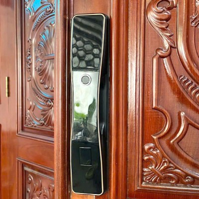 hình ảnh thực tế Khóa vân tay DEMAX SL668 BL - 2 hình ảnh thực tế Khóa vân tay DEMAX SL668 BL - 2