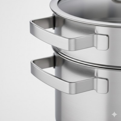 tay cầm Bộ nồi hấp Malloca SA182