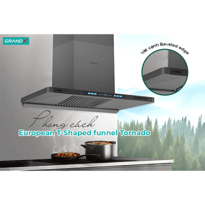 Viên vắt cánh Máy mùi áp tường Grandx GX H70T82Pro