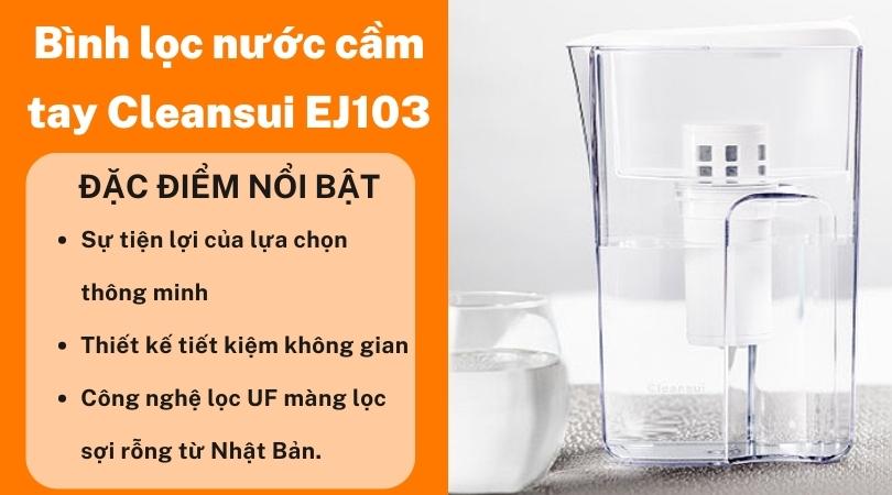 Bình lọc nước cầm tay Cleansui EJ103