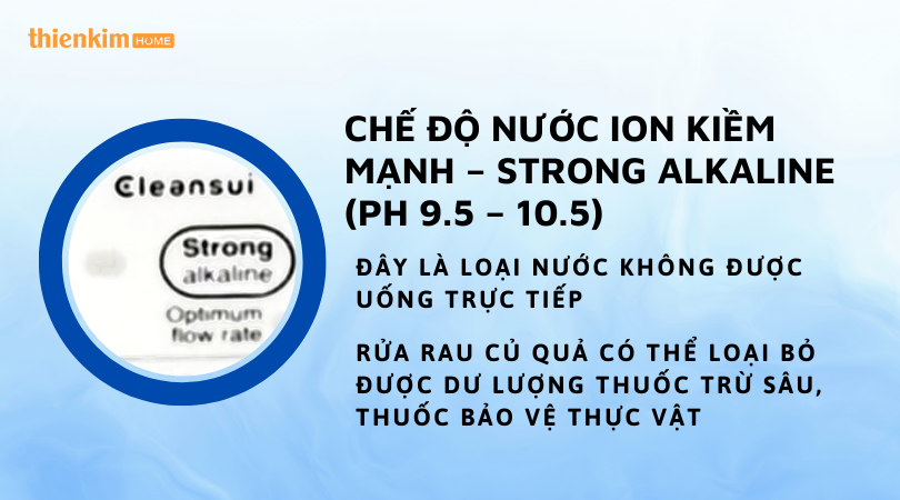 Máy lọc nước ion kiềm Mitsubishi Cleansui EU301 tạo nước ion kiềm mạnh
