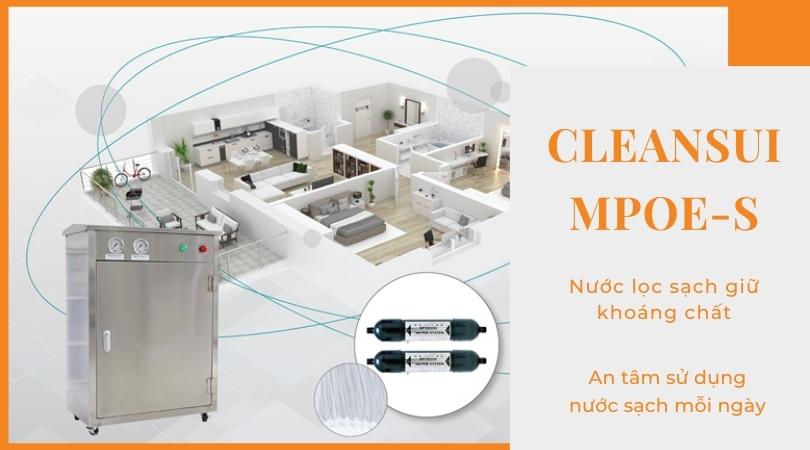 CLEANSUI MPOE-S LÀ SỰ KẾT HỢP HOÀN HẢO GIỮA CÔNG NGHỆ VÀ SỨC KHỎE