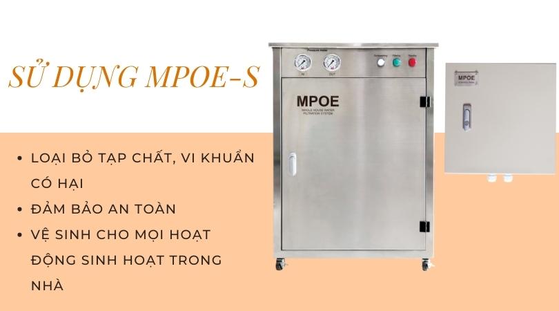 HỆ THỐNG LỌC TỔNG MPOE-S – SỰ LỰA CHỌN HOÀN HẢO CHO NƯỚC SẠCH