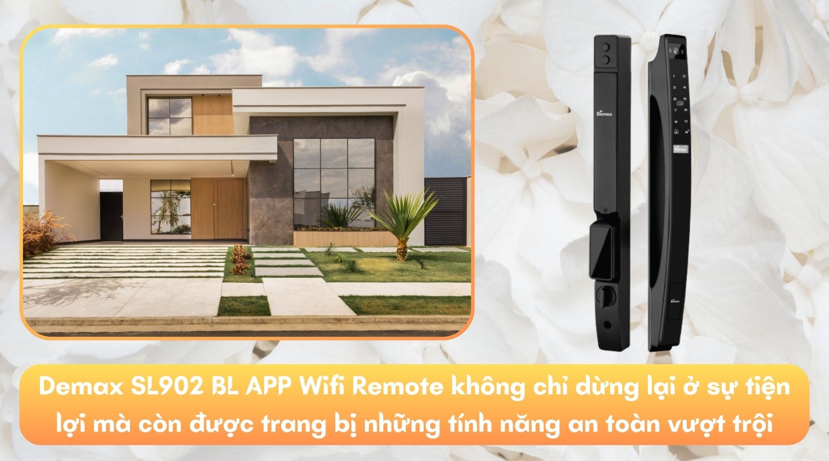 Tính năng ưu việt của khóa Demax EL902 BL APP Wifi Remote