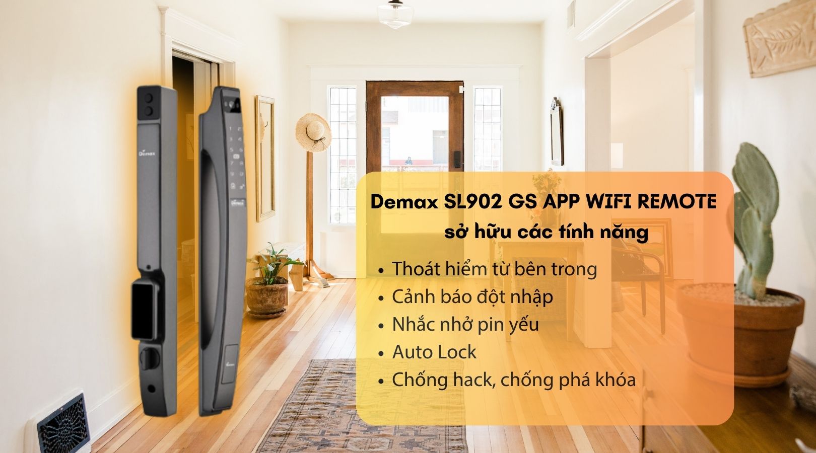 Tính năng nổi trội của Demax EL902 GS APP WIFI REMOTE