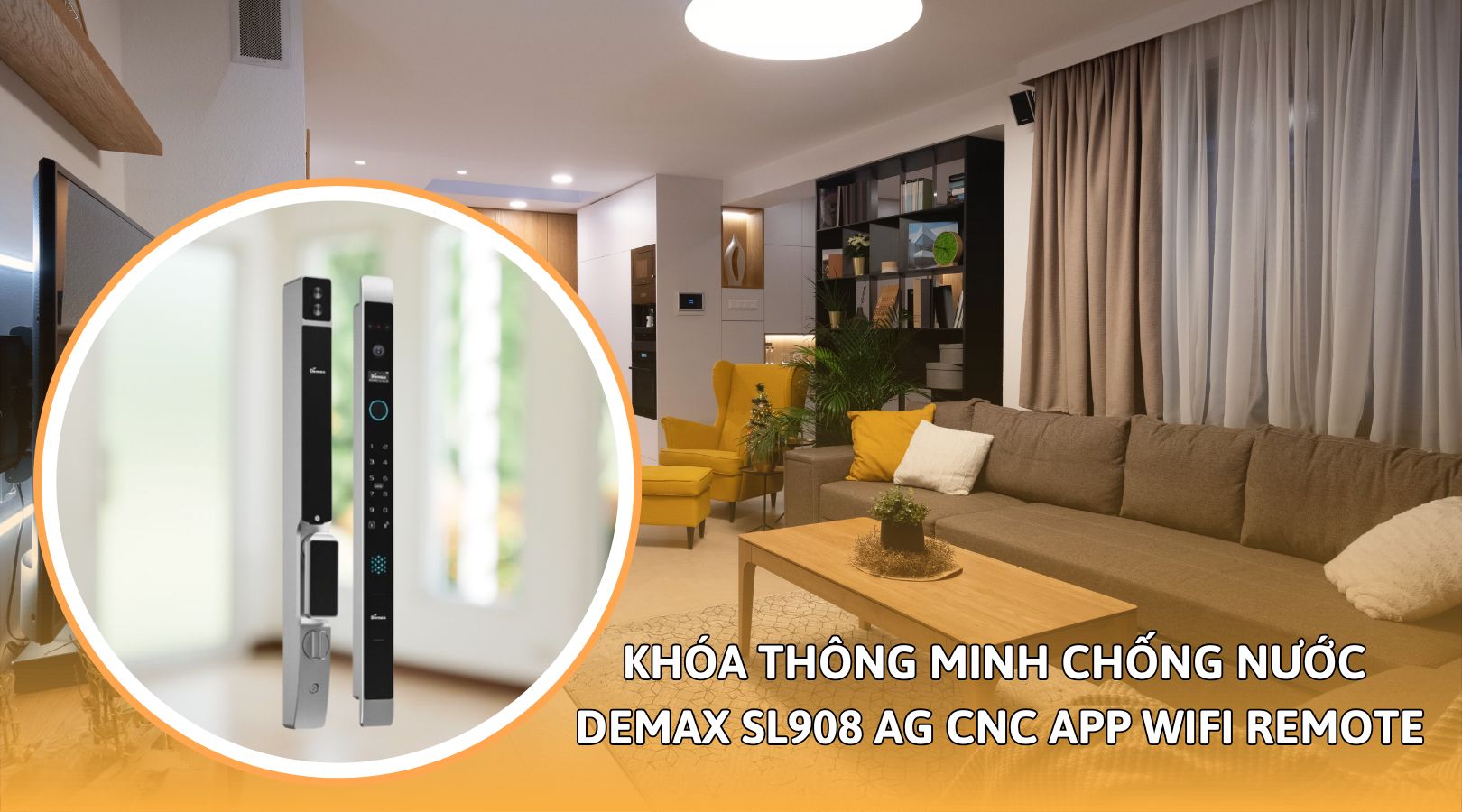 Thiết kế đầy ấn tượng của Demax EL908 AG CNC APP WIFI REMOTE