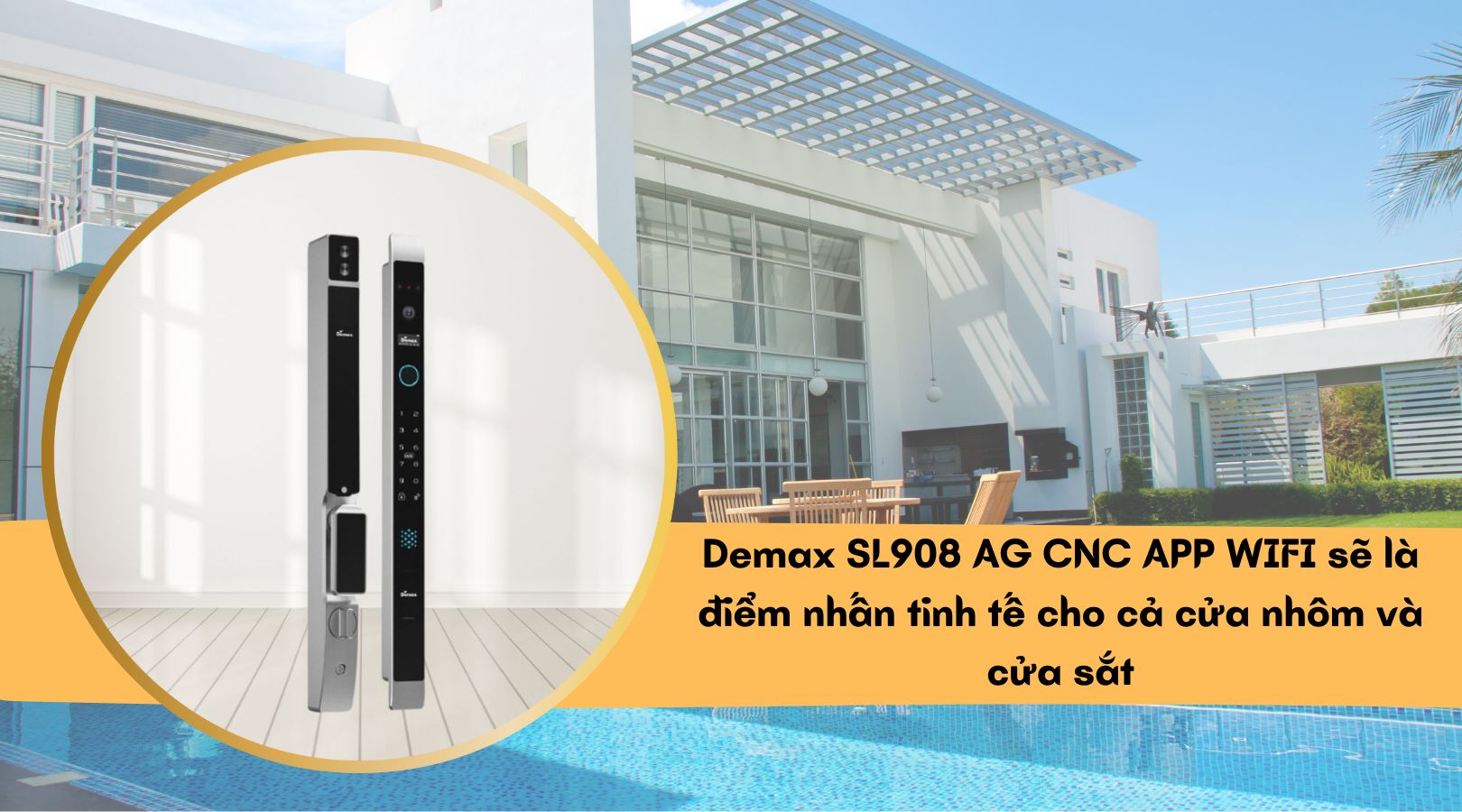 Thiết kế đầy ấn tượng của Demax EL908 AG CNC APP WIFI 