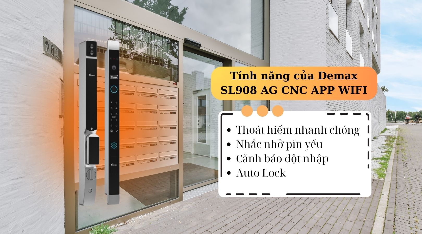 Tính năng đặc biệt của Demax EL908 AG CNC APP WIFI 