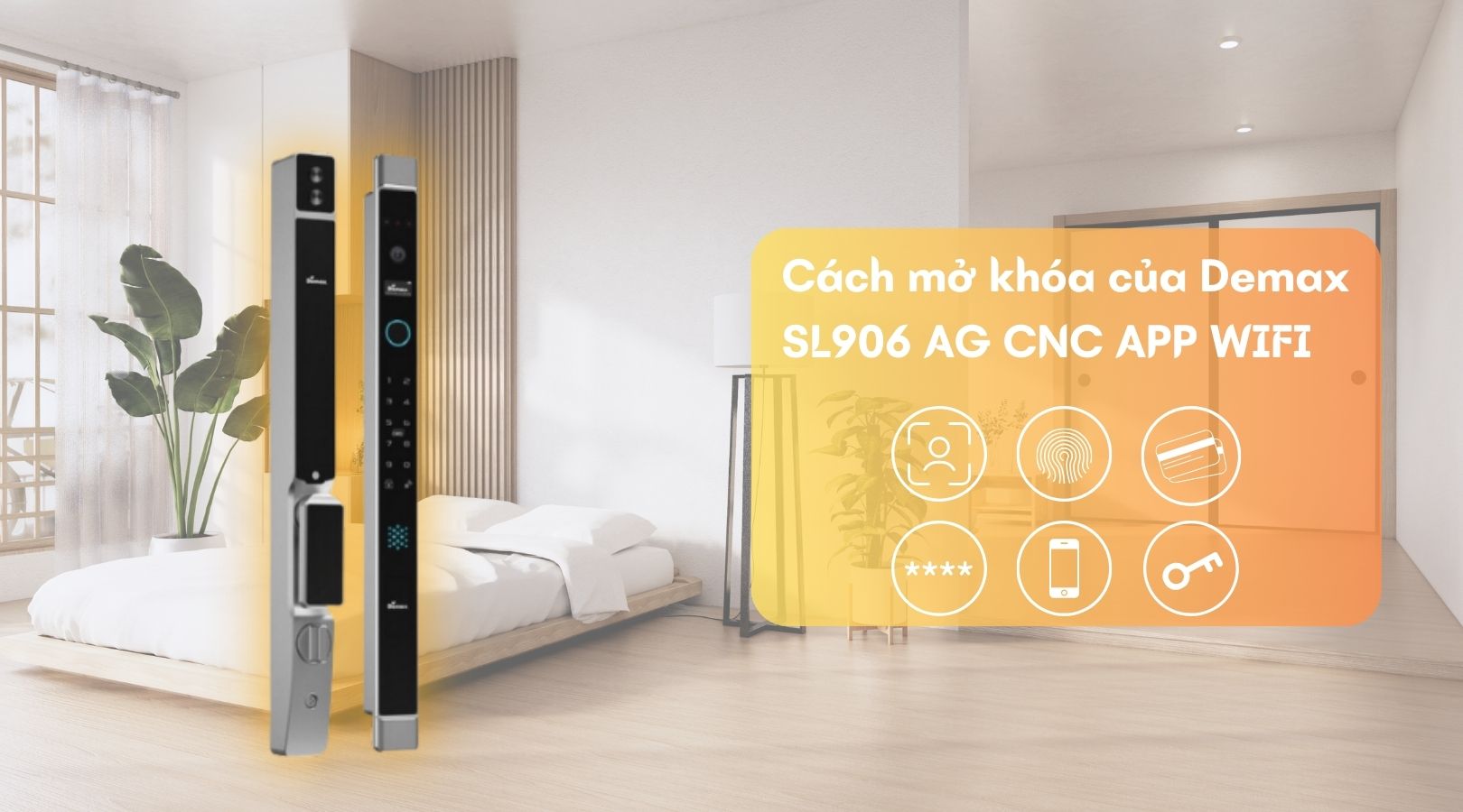 Phương thức mở khóa EL906 đa dạng