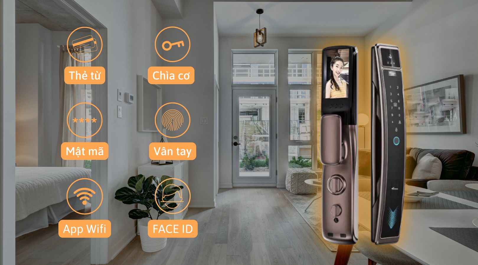Ưu điểm của khóa Demax FACE ID-3D EL918 AC APP WIFI REMOTE