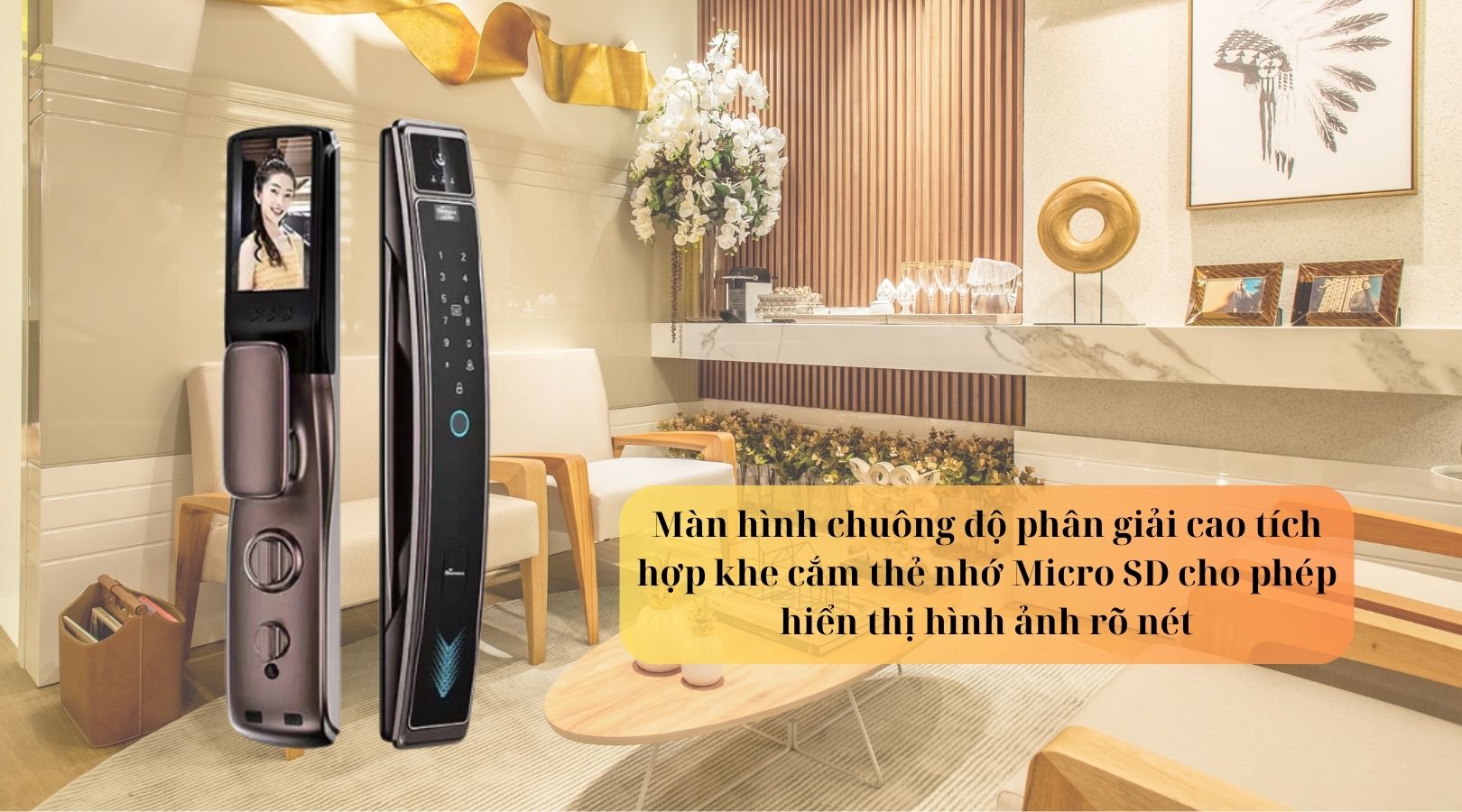 Khóa điện tử Demax FACE ID-3D EL918 AC APP WIFI