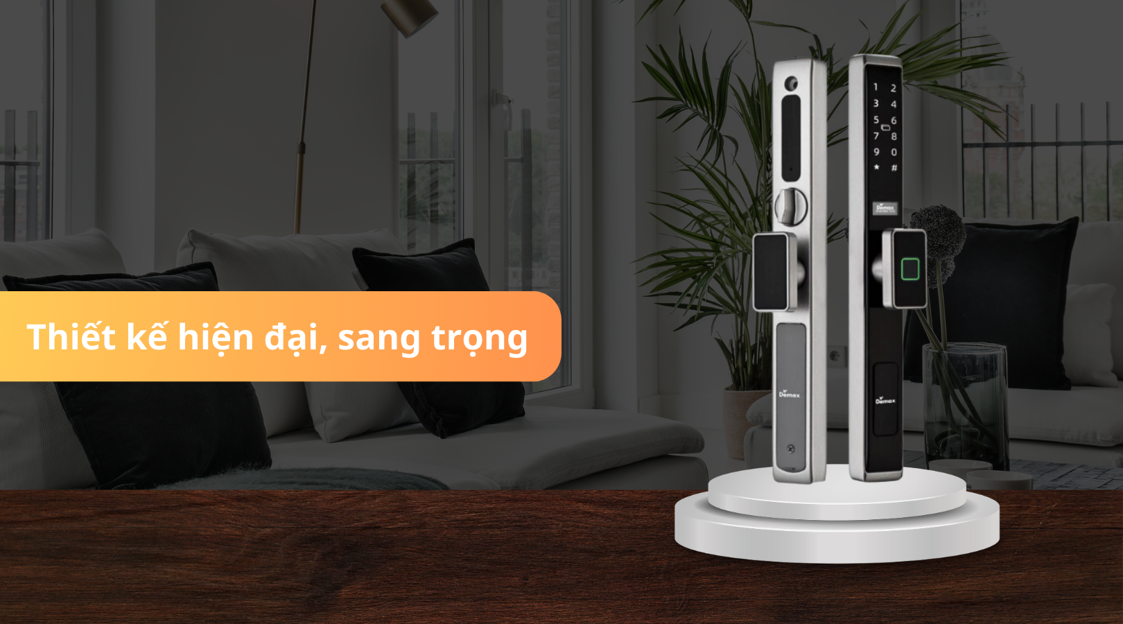 Khóa điện tử Demax EL688 SD APP WIFI