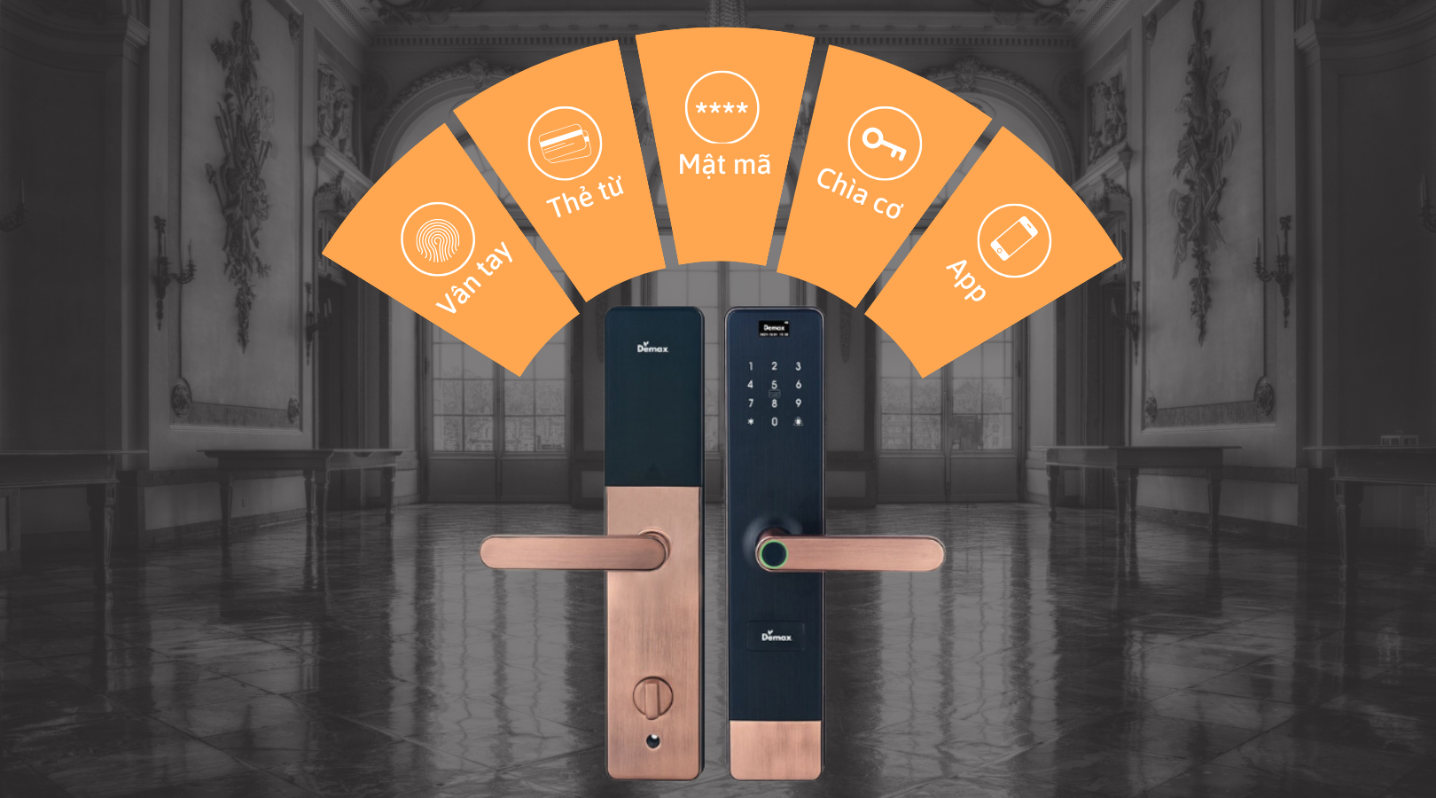 Demax EL628 AC APP WIFI có những tính năng mở khóa nào?