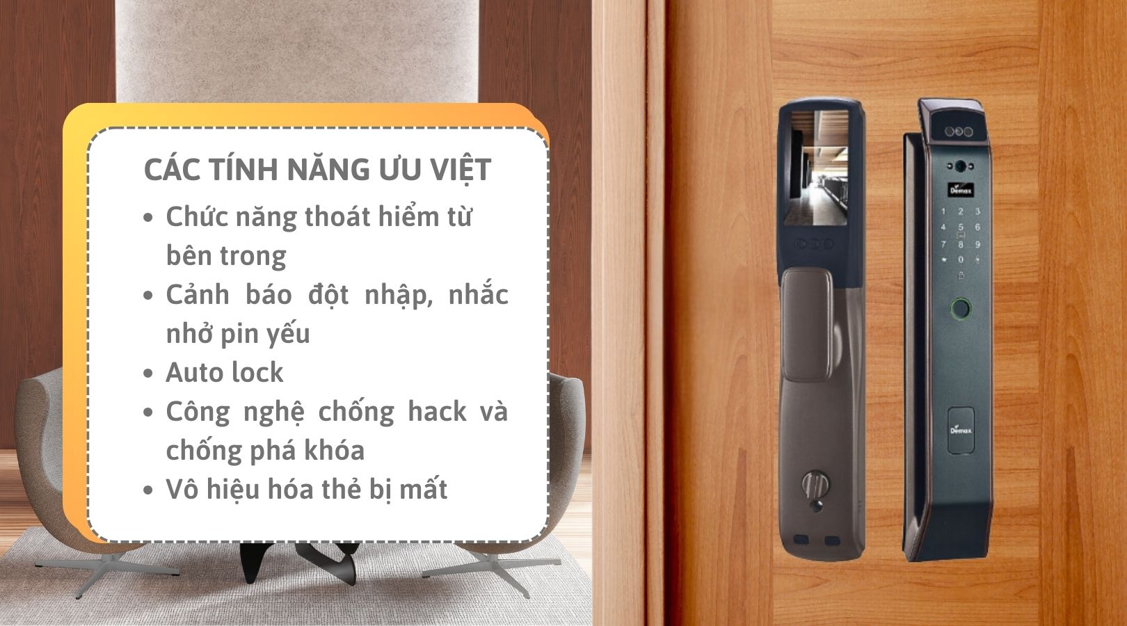 Một số ưu điểm của Demax FACE ID-3D EL919 AC APP WIFI REMOTE