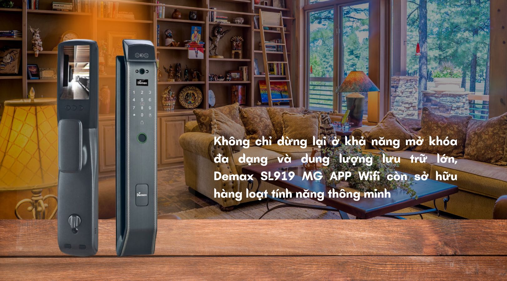 Tính năng đặc biệt của khóa Demax EL919 MG APP Wifi