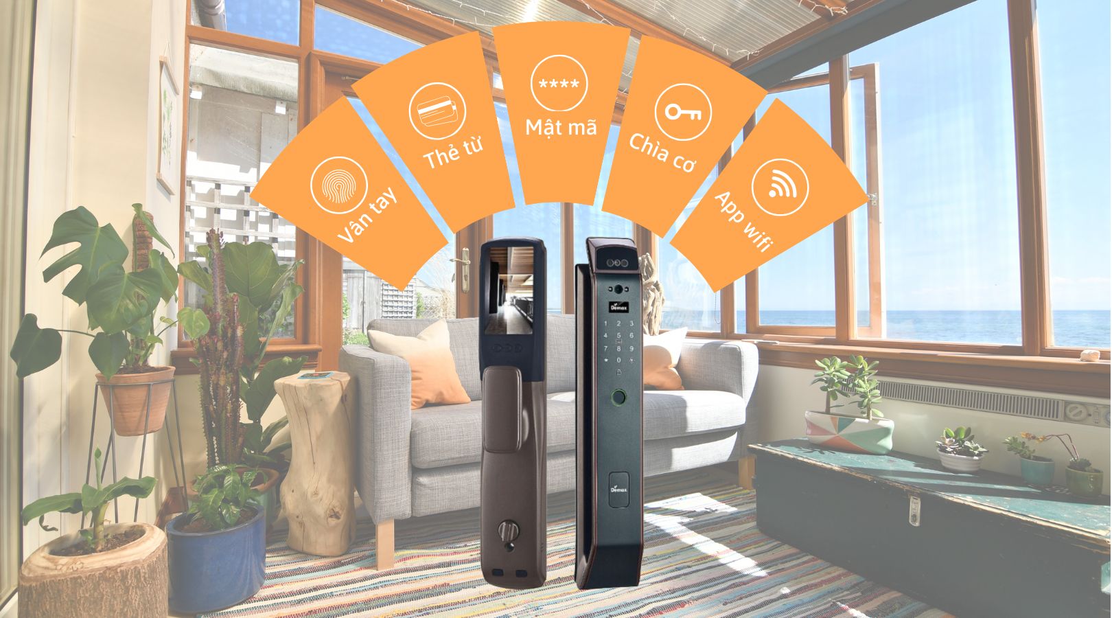 Tính năng mở khóa hiện đại, đa dạng của Face ID-3D Demax EL919 AC APP Wifi