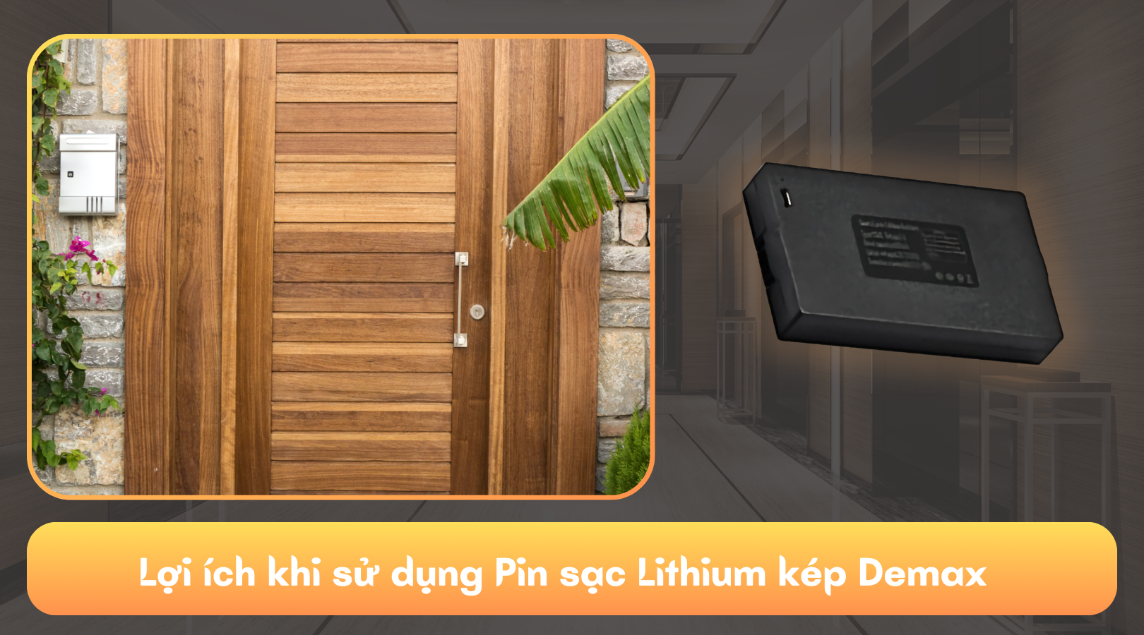 Lợi ích khi sử dụng Pin sạc Lithium kép Demax