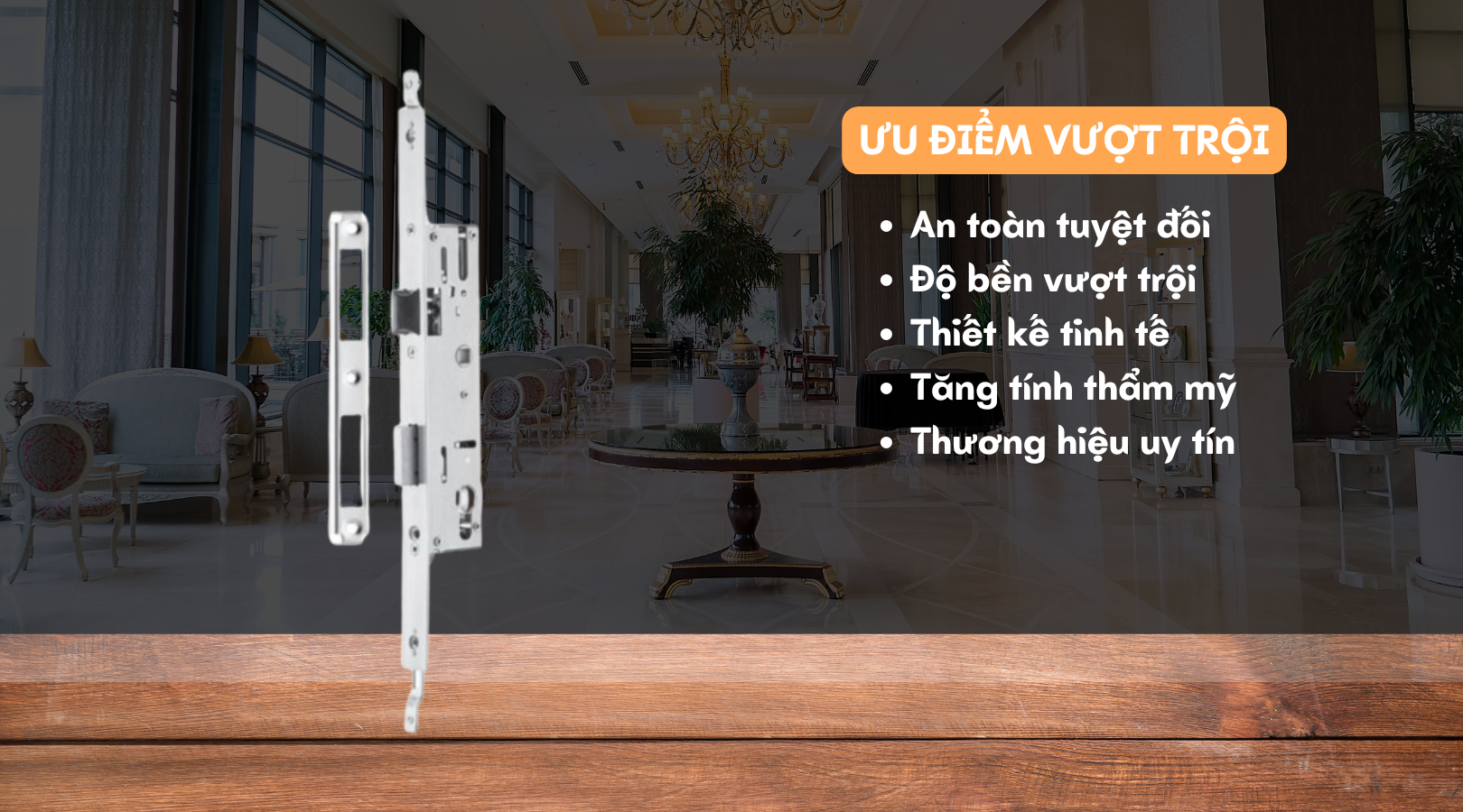 Ưu điểm vượt trội của thân khóa đa điểm Demax