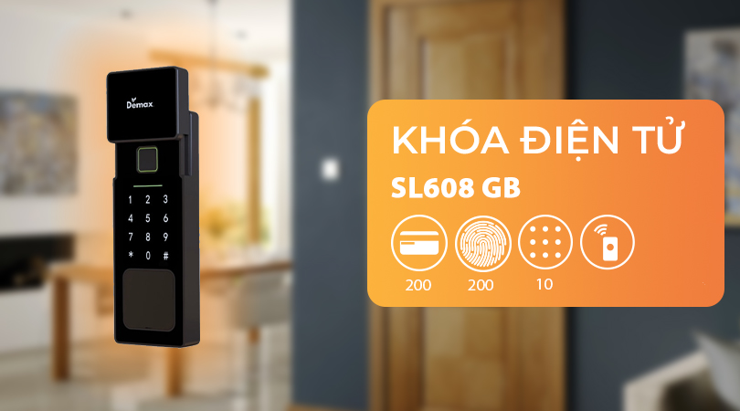 Phương thức mở khóa của Demax EL608 GB IP56 APP WIFI