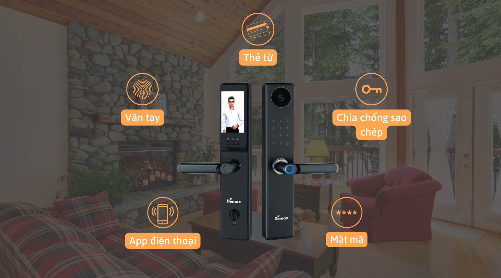 Cách thức mở khóa của Demax SL-C626 BN APP Wifi