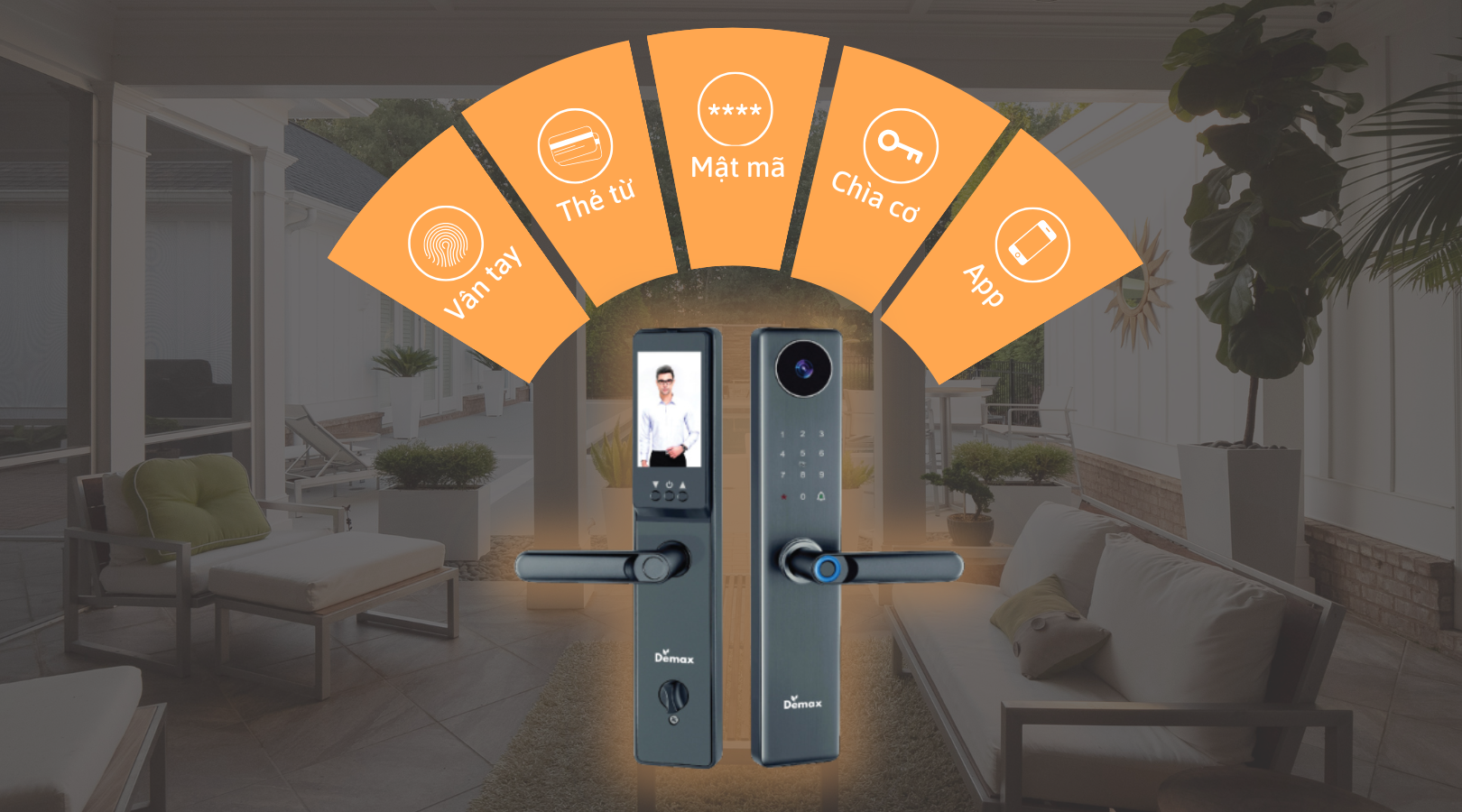 Khóa thông minh Demax EL-C66 GS APP Wifi mang đến cho bạn sự linh hoạt tối đa với 5 cách mở khóa khác nhau