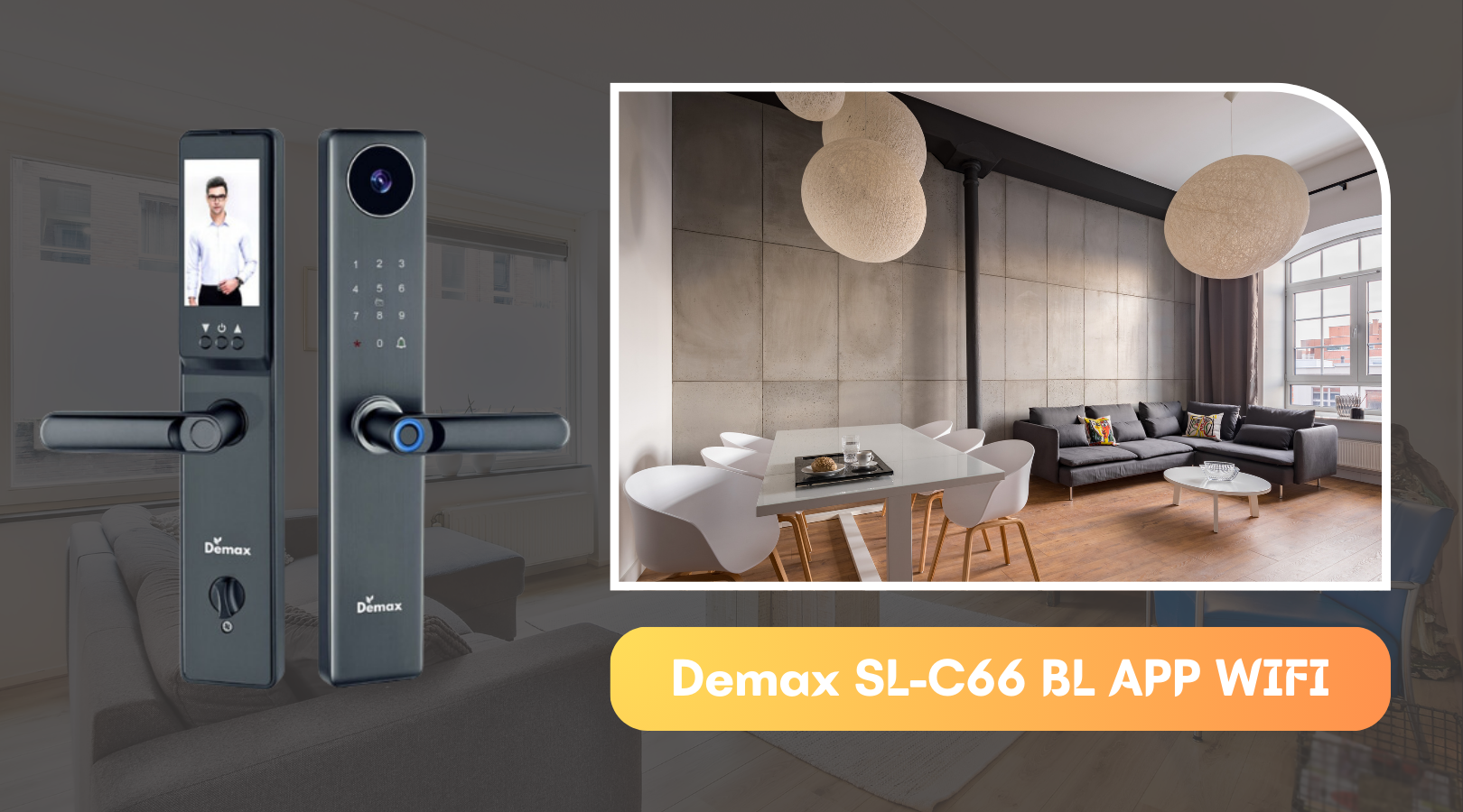 Tính năng nổi bật của khóa thông minh màn hình chuông Demax EL-C66 BL APP WIFI