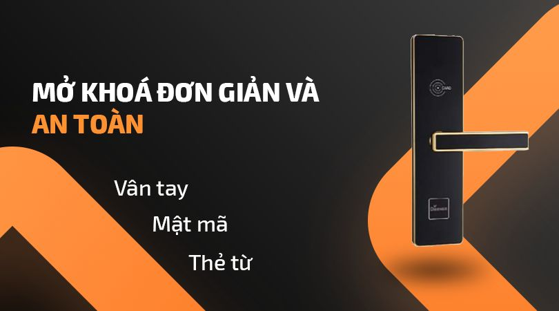 Demax EHL605 SBY - Mở khóa đơn giản và an toàn