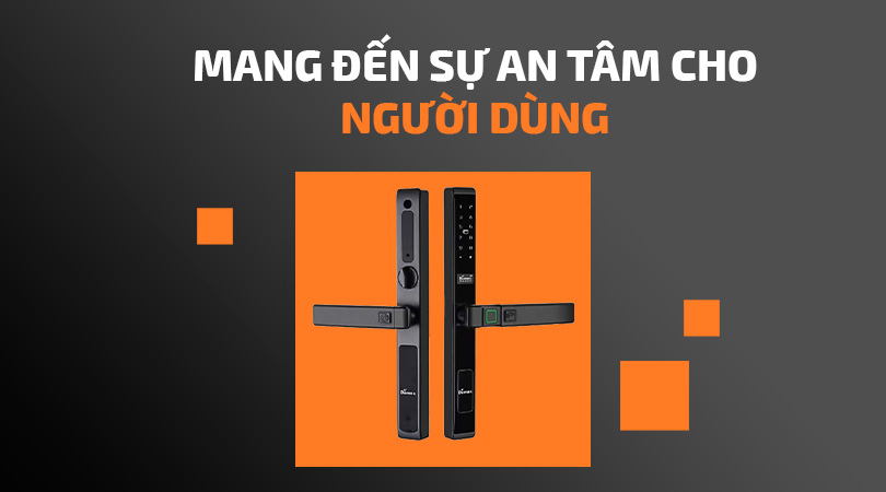 Khóa điện tử Demax EL588 BL - An tâm cho người dùng