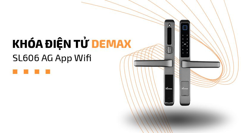 Khóa điện tử Demax EL606 AG App Wifi