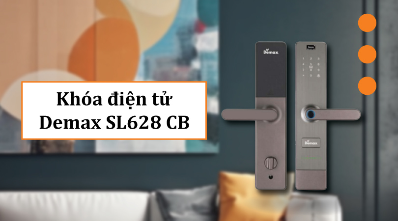 Khóa điện tử Demax EL628 CB APP Wifi