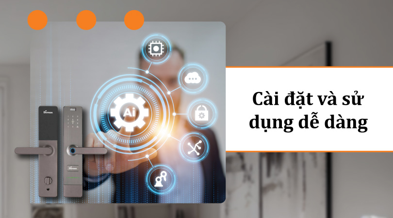 Khóa điện tử Demax EL628 CB - Cài đặt và sử dụng