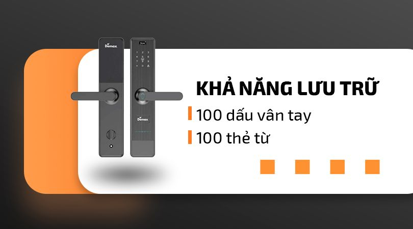 Demax EL628 SG - Khả năng lưu trữ ấn tượng