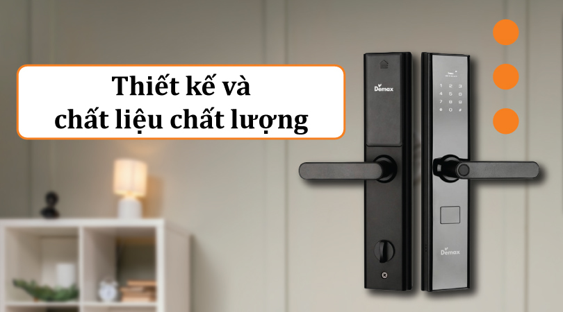 Demax EL638 BN - Thiết kế và chất liệu chất lượng