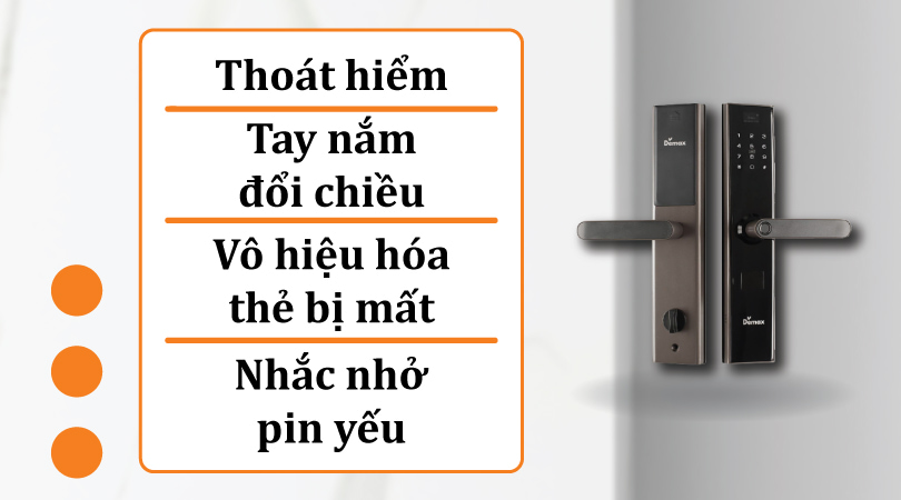 Demax EL638 PB - Tính năng thông minh và an toàn