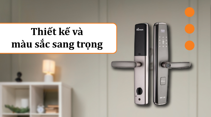 Khóa điện tử Demax SL666 RM APP Wifi