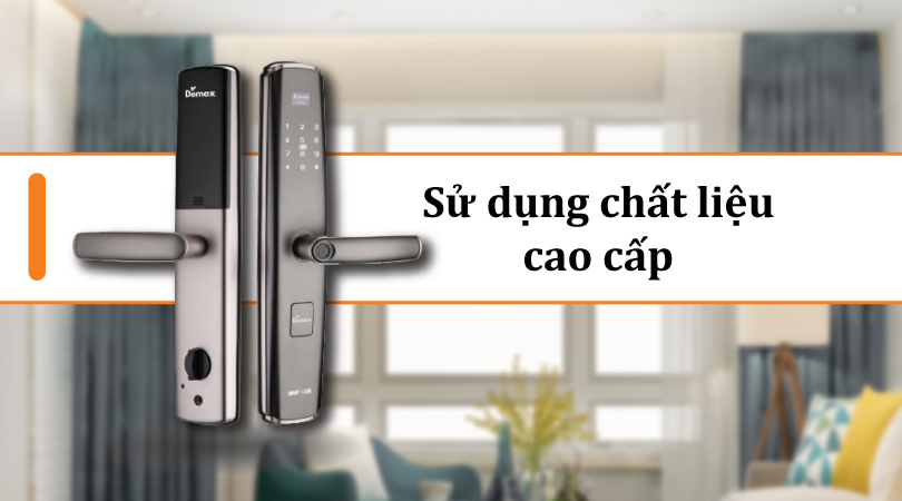 Demax EL666 RM - Sử dụng chất liệu cao cấp
