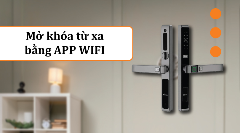 Demax EL688 AG App Wifi - Mở khóa từ xa App Wifi