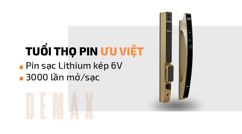 Demax SL802 CG APP Wifi - Tuổi thọ ưu việt