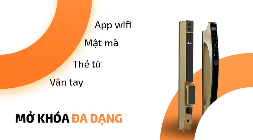 Demax SL802 CG APP Wifi - Mở khóa đa dạng