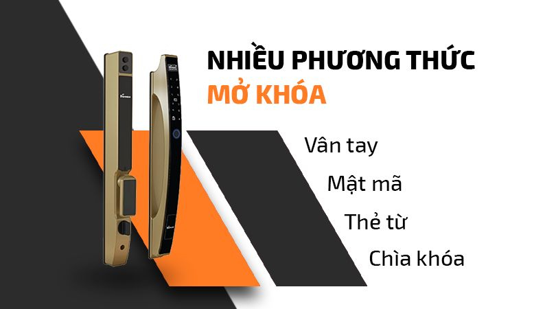 Demax SL802 CG - Nhiều cách mở khóa