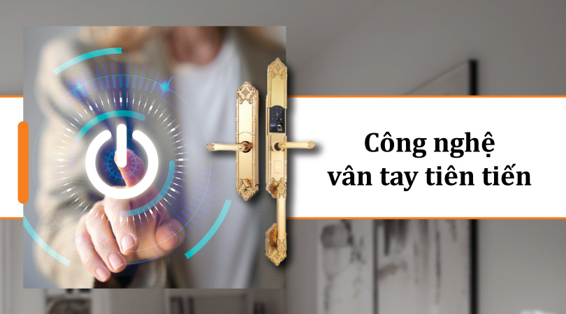 Demax EL819 Gold APP Wifi - Công nghệ vân tay