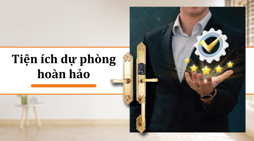 Demax EL819 Gold APP Wifi - Tiện ích dự phòng
